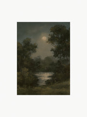 Pearl Moon-Framed Fine Art Print 8x10”